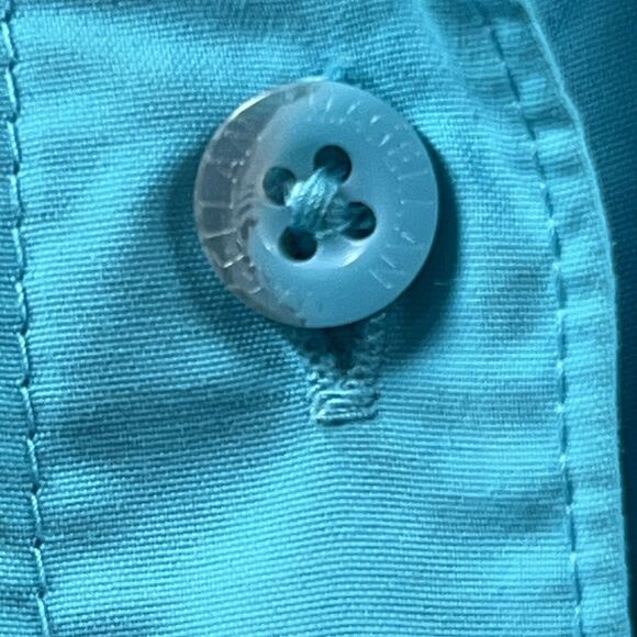 VTG Magellan Fish Gear Shirt Mens 2XL Aqua Blue Vented‎ Moisture Wicking Relaxed - Picture 5 of 16